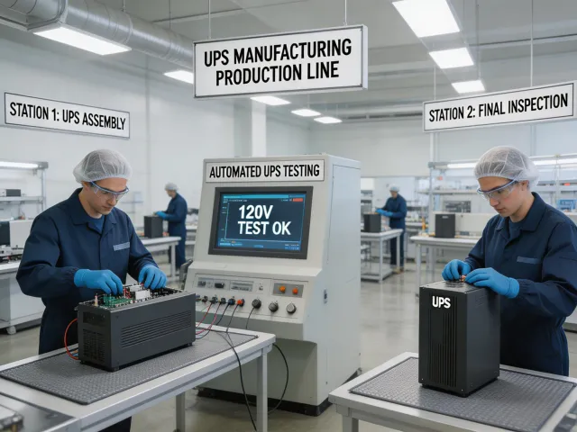 Eaton UPS ISO certified manufacturing facility