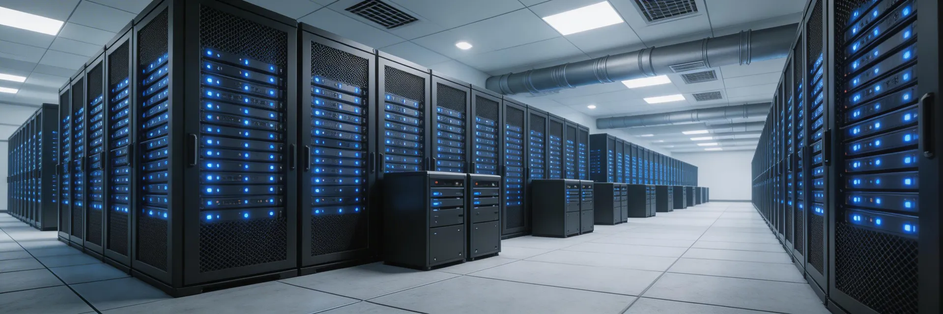 Industrial UPS systems protecting critical data center infrastructure
